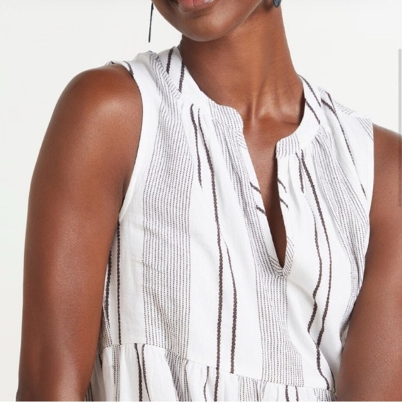 NWOT | Sundry | The Everyday Dress Navy White costal cowgirl Size 2 Medium - Picture 2 of 9